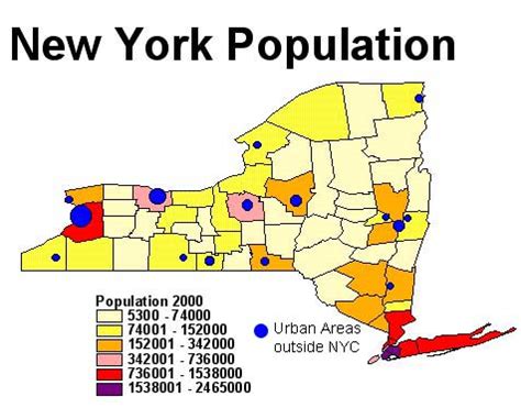 New York Cities by Population .